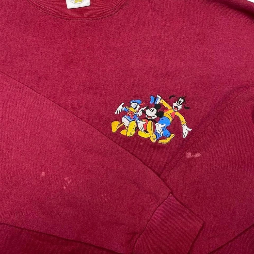 Vintage 90s Disney Mickey Goofy and Donald Duck sweater - Picture 3 of 4